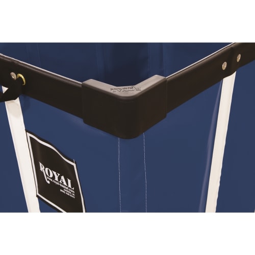 Parachoques de esquina Royal Basket para camiones de cesta de vinilo o lona, juego de 4, negro